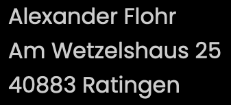 Adresse Alexander